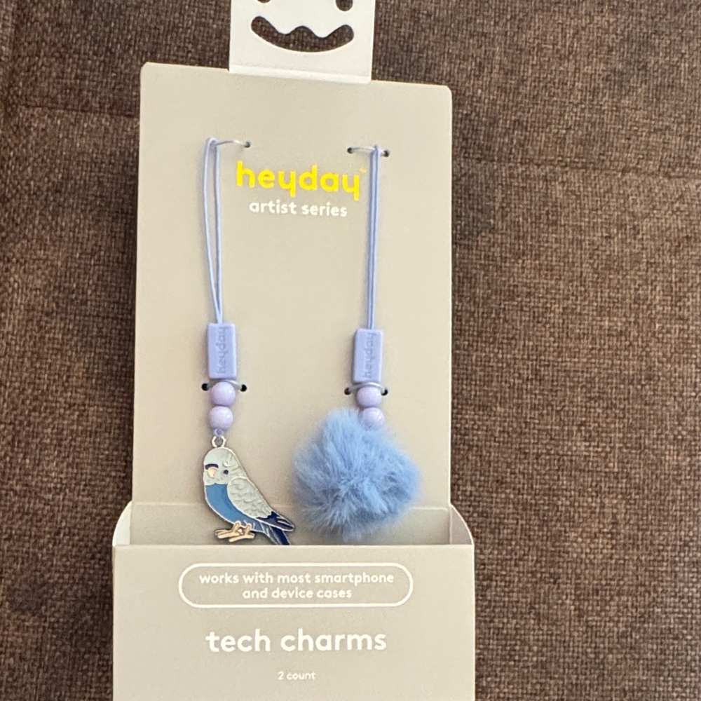 Heyday Lavender and Blue Tech Charms